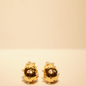 Pearl Chunk Earrings