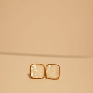 snow Square Studs